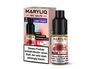 MARYLIQ - Peach Strawberry Watermelon Ice - 10mg/ml Nikotinsalz