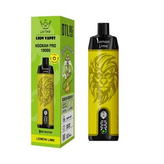 YO BAR X LION VAPES - Lemon Lime 0mg/ml