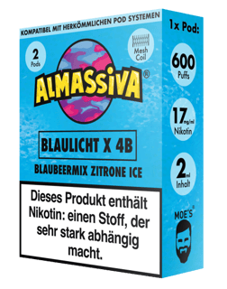 Al Massiva Pod - Blaulicht x 4B (2er Pack)