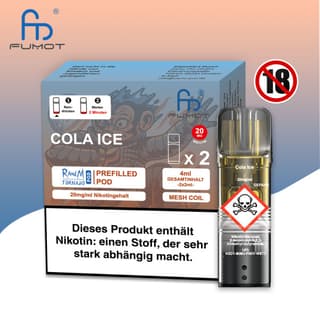 RandM Tornado Pods - Cola Ice (2er Pack)