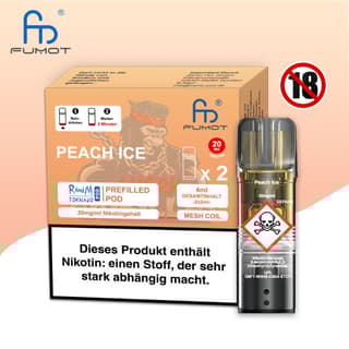 RandM Tornado Pods - Peach Ice (2er Pack)