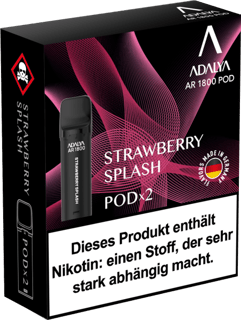 Adalya Alpha Pod - Strawberry Splash (2er Pack)