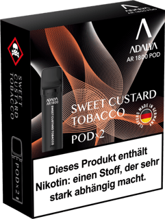 Adalya Alpha Pod - Sweet Custard Tobacco (2er Pack)
