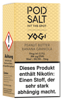 Pod Salt Fusion Serie - Peanut Butter Banana Granola Bar 11mg/ml