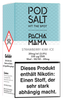 Pod Salt Fusion Serie - Strawberry Kiwi Ice 20mg/ml