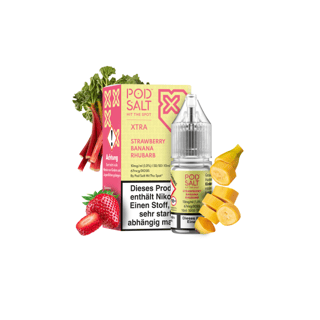 Pod Salt Xtra Serie - Strawberry Banana Rhubarb 10mg/ml