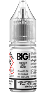 Big Tasty NicSalts - Midnight Berry Colada 20mg/ml