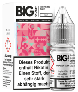 Big Tasty NicSalts - Raspberry Blast 10mg/ml