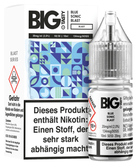 Big Tasty NicSalts - Blue Sonic Blast 20mg/ml
