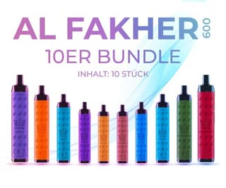 10er Bundle - Al Fakher 600 Einweg Vape