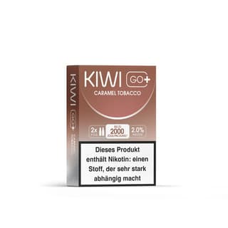 KIWI Go+ Pod - Caramel Tobacco (2er Pack)