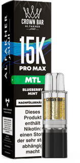 Al Fakher 15k Pro Max Pod - Blueberry Mint (MTL)
