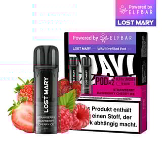 Lost Mary WAVI - Strawberry Raspberry Cherry Ice (2er Pack)