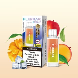 Flerbar Pod - Mango Ice (2er Pack)