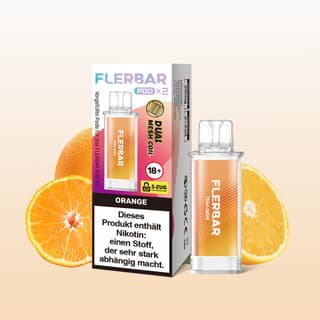 Flerbar Pod - Orange (2er Pack)