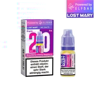 Lost Mary NicSalts - Strawberry Cherry Raspberry 20mg/ml