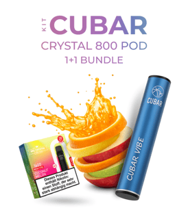 1+1 Bundle - Crystal 800 Pod + CUBAR Kit