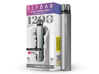 ELFA TURBO PRO KIT (Basisger&auml;t und 1 Pod) - Space Grey