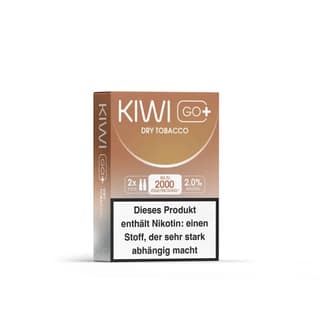 KIWI Go+ Pod - Dry Tobacco (2er Pack)