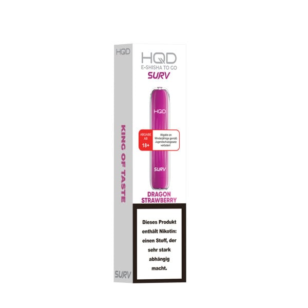 HQD Surv 18mg/ml - Dragon Strawberry