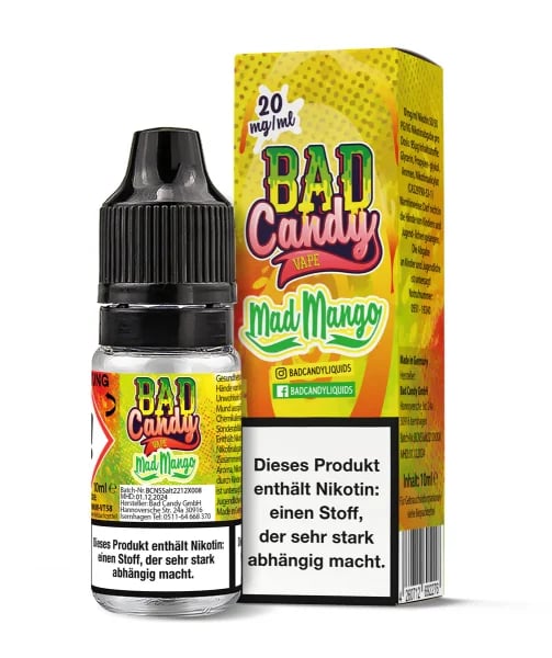 Bad Candy - Mad Mango 20mg/ml Nikotinsalz