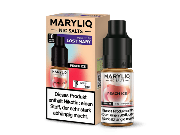 MARYLIQ - Peach Ice - 10mg/ml Nikotinsalz