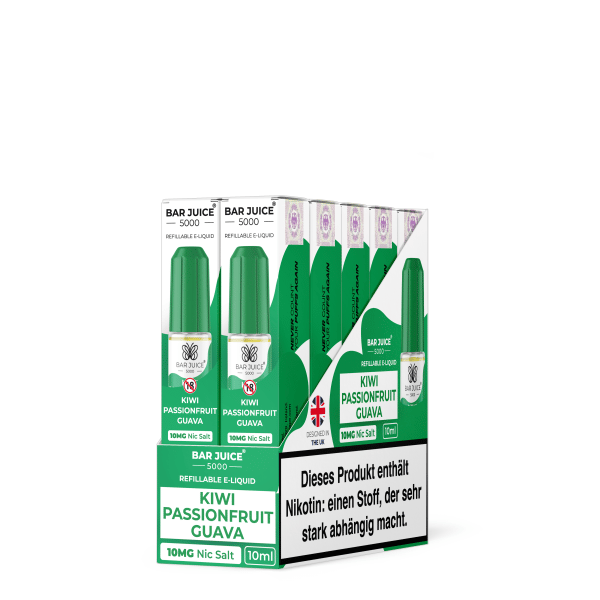 Bar Juice 5000 - Kiwi Passionfruit Guava 10mg/ml NicSalt