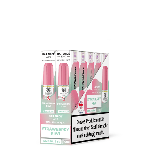 Bar Juice 5000 - Strawberry Kiwi 10mg/ml NicSalt