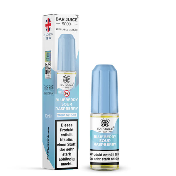 Bar Juice 5000 - Blueberry Sour Raspberry 20mg/ml NicSalt