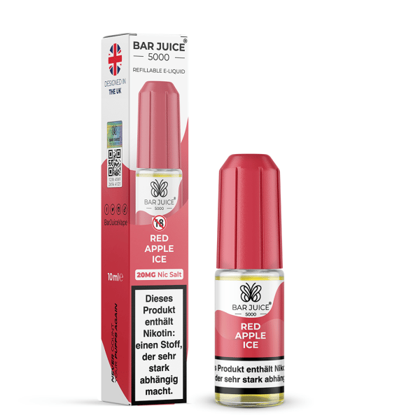 Bar Juice 5000 - Red Apple Ice 20mg/ml NicSalt