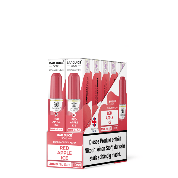 Bar Juice 5000 - Red Apple Ice 20mg/ml NicSalt