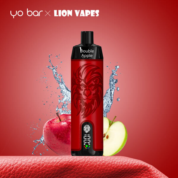 YO BAR X LION VAPES - Double Apple 0mg/ml