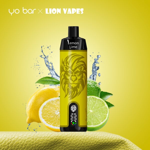 YO BAR X LION VAPES - Lemon Lime 0mg/ml