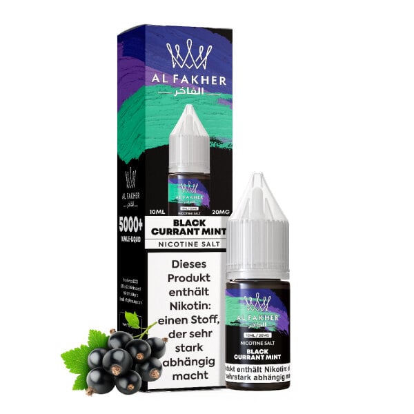 Al Fakher Liquid - Blackcurrant Mint 20mg/ml