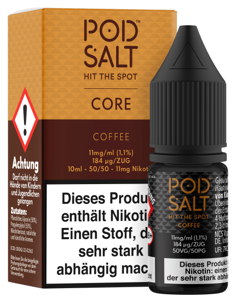 Pod Salt Core Serie - Coffee 11mg/ml Nikotinsalz