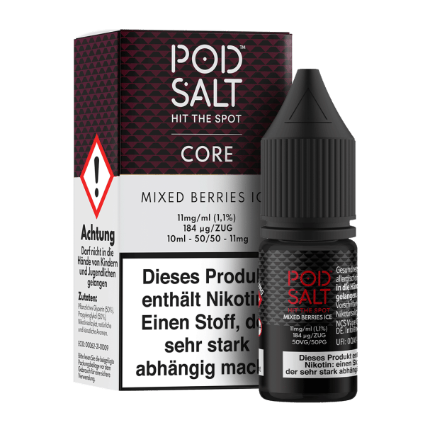 Pod Salt Core Serie - Mixed Berries Ice 11mg/ml Nikotinsalz