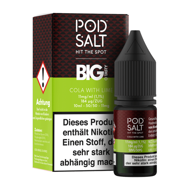 Pod Salt Fusion Serie - Cola with Lime 11mg/ml