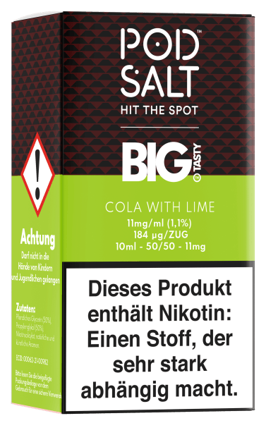 Pod Salt Fusion Serie - Cola with Lime 11mg/ml