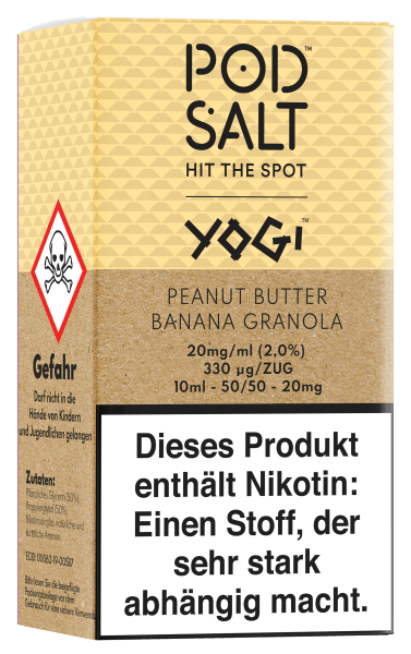 Pod Salt Fusion Serie - Peanut Butter Banana Granola Bar 20mg/ml