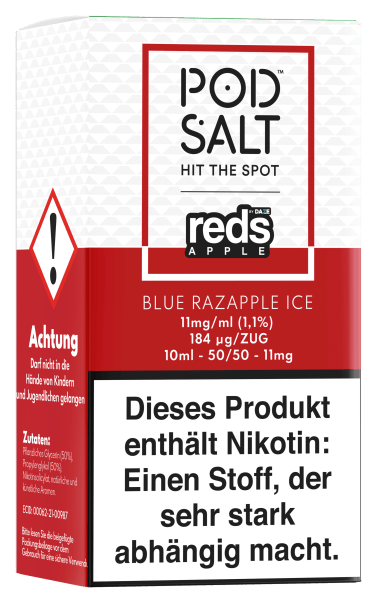 Pod Salt Fusion Serie - Blue Razapple Ice 11mg/ml