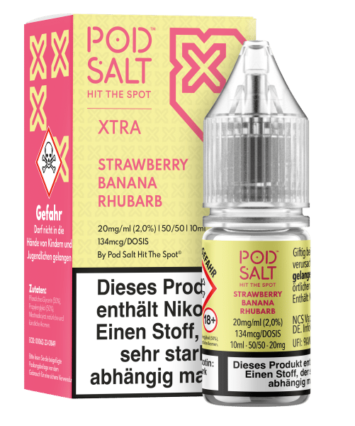Pod Salt Xtra Serie - Strawberry Banana Rhubarb 20mg/ml