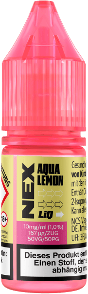 NexLiq NicSalts - Aqua Lemon 10mg/ml