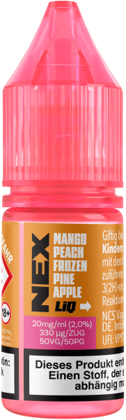 NexLiq NicSalts - Mango Peach Frozen Pineapple 20mg/ml