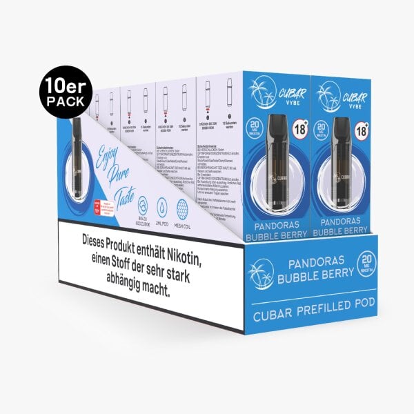 CUBAR Vybe Pod - Pandoras Blue Gum