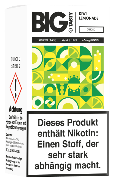 Big Tasty NicSalts - Kiwi Lemonade 10mg/ml