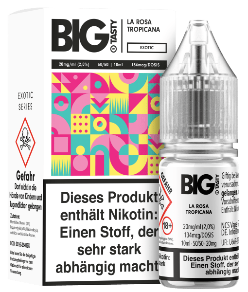 Big Tasty NicSalts - La Rosa Tropicana 20mg/ml