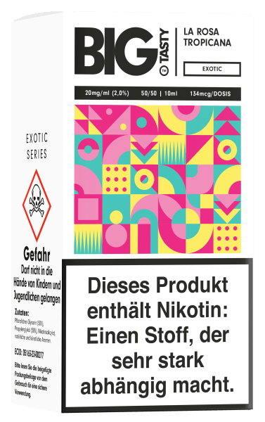Big Tasty NicSalts - La Rosa Tropicana 20mg/ml