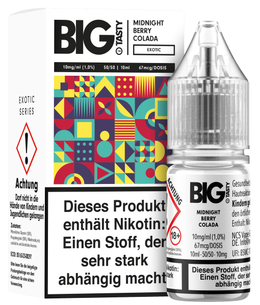 Big Tasty NicSalts - Midnight Berry Colada 10mg/ml