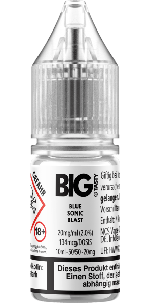 Big Tasty NicSalts - Blue Sonic Blast 20mg/ml