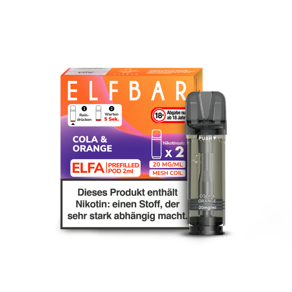 ELFA - Cola &amp; Orange 20mg/ml (2er Pack)